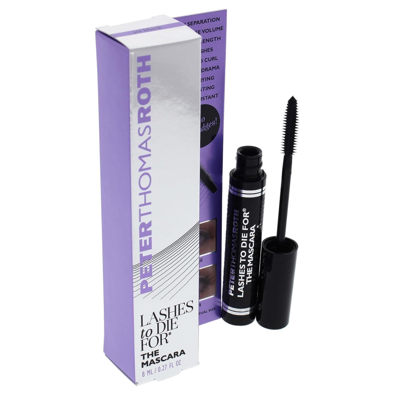 imageLashes to Die For The Mascara Treatment Mascara for Longer Thicker FullerLooking Natural Lashes QuickDrying SmudgeProof LongLasting WaterResistant
