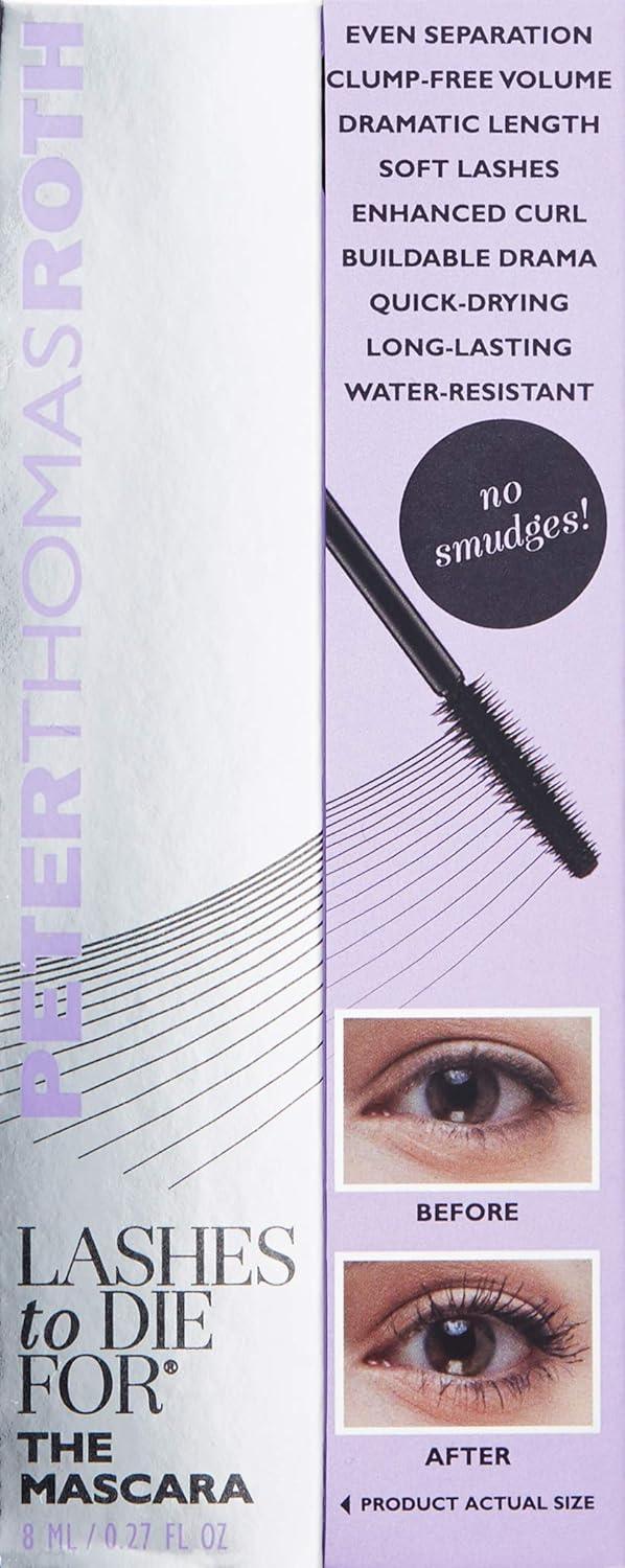 imageLashes to Die For The Mascara Treatment Mascara for Longer Thicker FullerLooking Natural Lashes QuickDrying SmudgeProof LongLasting WaterResistant