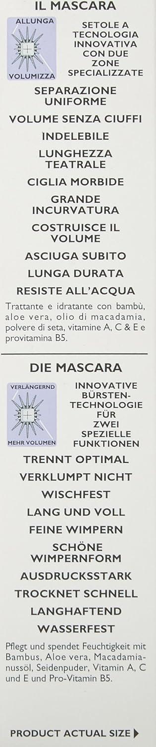 imageLashes to Die For The Mascara Treatment Mascara for Longer Thicker FullerLooking Natural Lashes QuickDrying SmudgeProof LongLasting WaterResistant