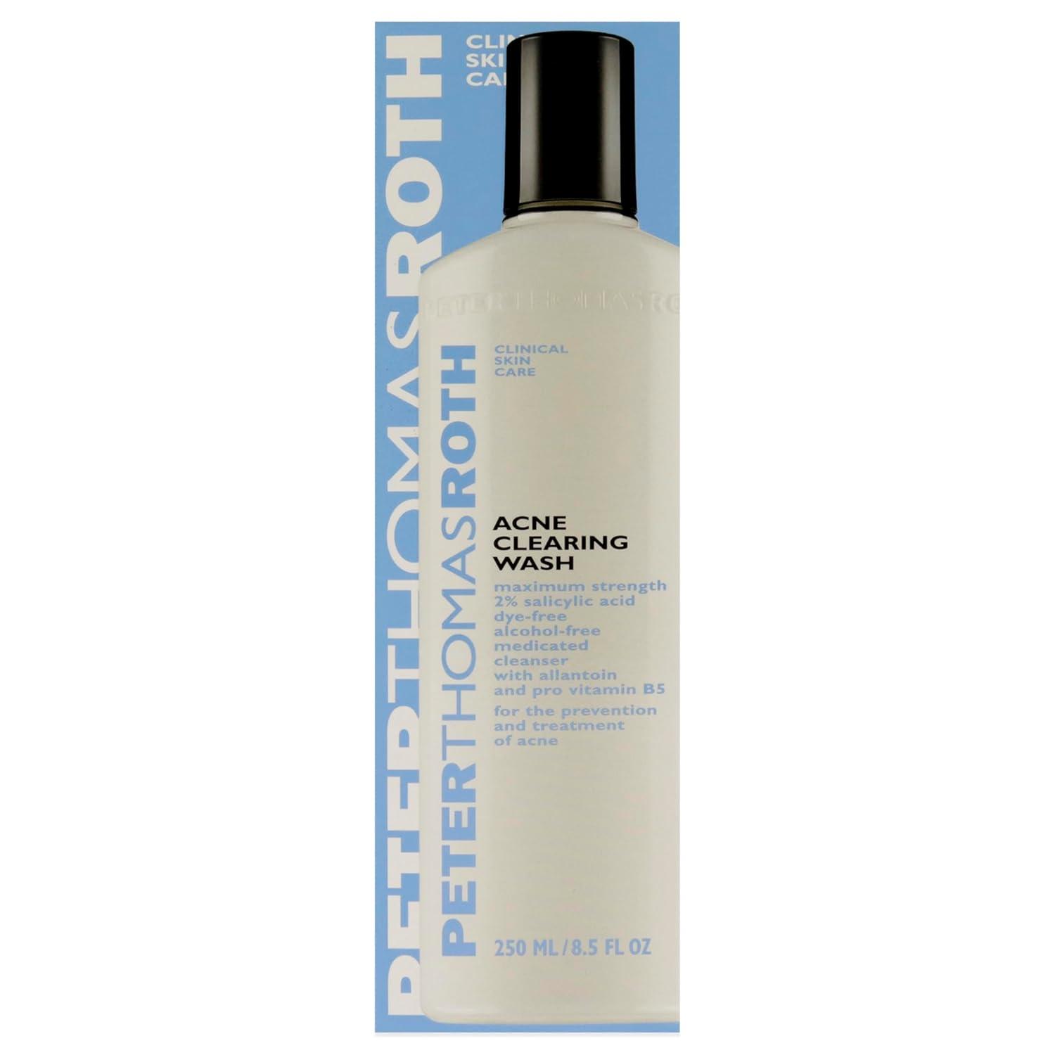 imagePeter Thomas Roth Acne Clearing Wash MaximumStrength Salicylic Acid Face Wash Clears Up and Helps Prevent Breakouts 85 Fl Oz