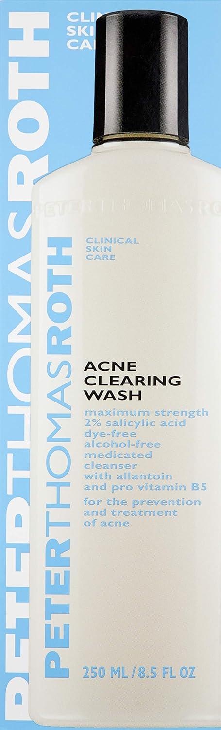 imagePeter Thomas Roth Acne Clearing Wash MaximumStrength Salicylic Acid Face Wash Clears Up and Helps Prevent Breakouts 85 Fl Oz