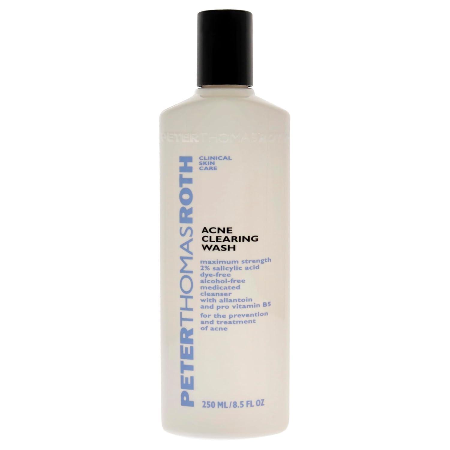 imagePeter Thomas Roth Acne Clearing Wash MaximumStrength Salicylic Acid Face Wash Clears Up and Helps Prevent Breakouts 85 Fl Oz