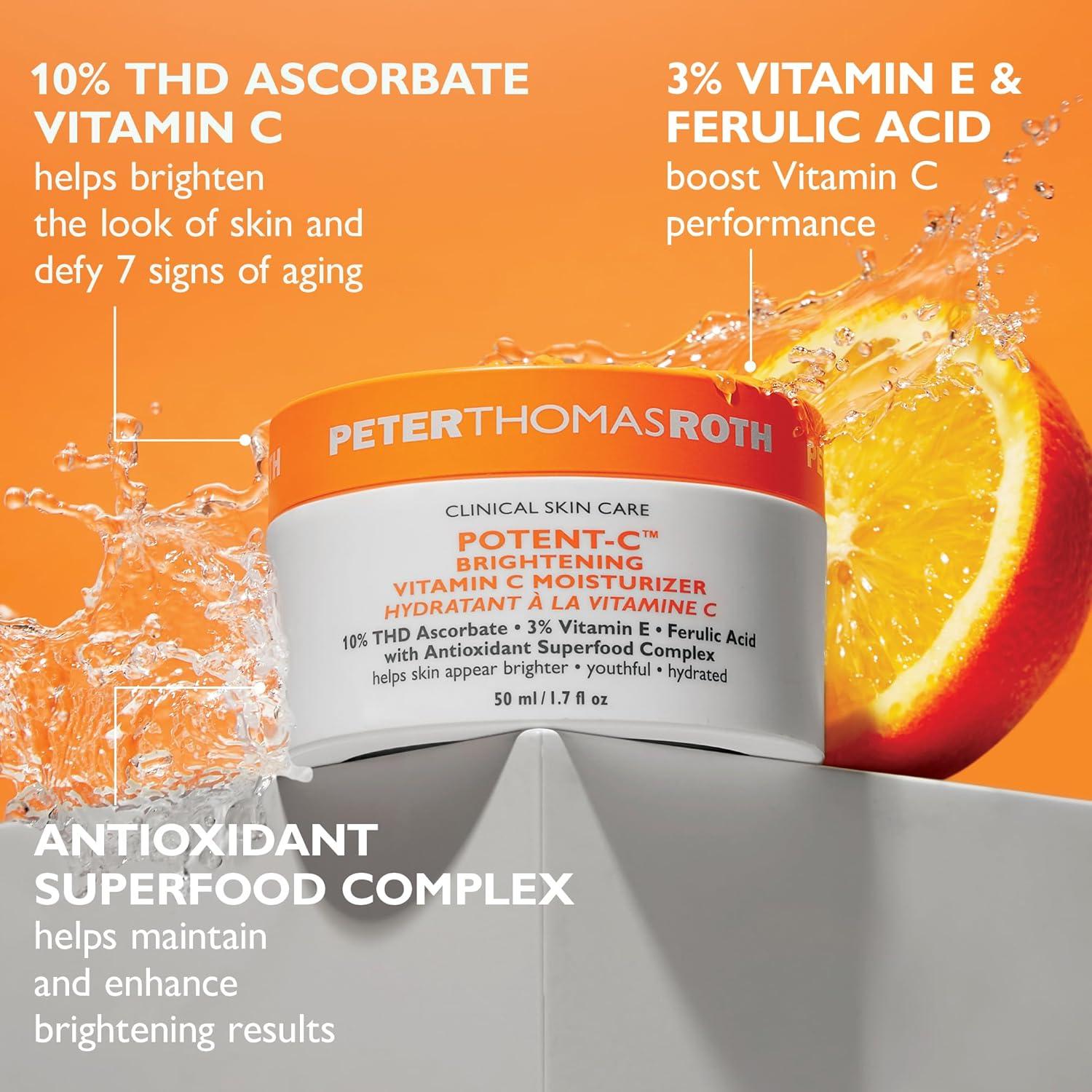 imagePeter Thomas Roth PotentC Brightening Vitamin C Moisturizer17 Fl Oz Pack of 1