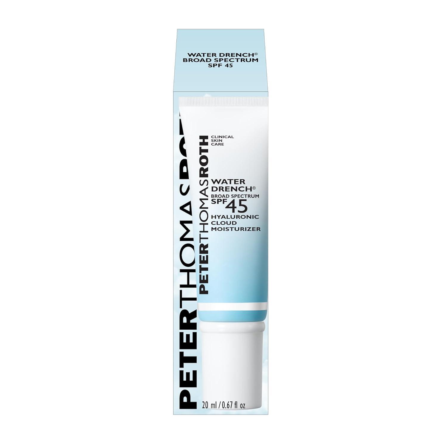 imagePeter Thomas Roth Water Drench Broad Spectrum SPF 45 Hyaluronic Cloud Moisturizer067 Fl Oz Pack of 1