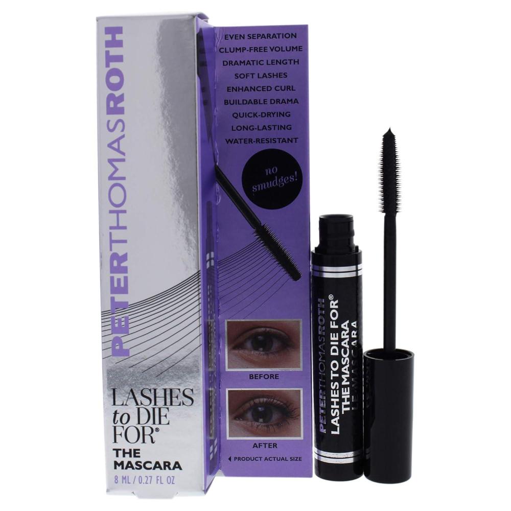 imageLashes to Die For The Mascara Treatment Mascara for Longer Thicker FullerLooking Natural Lashes QuickDrying SmudgeProof LongLasting WaterResistant