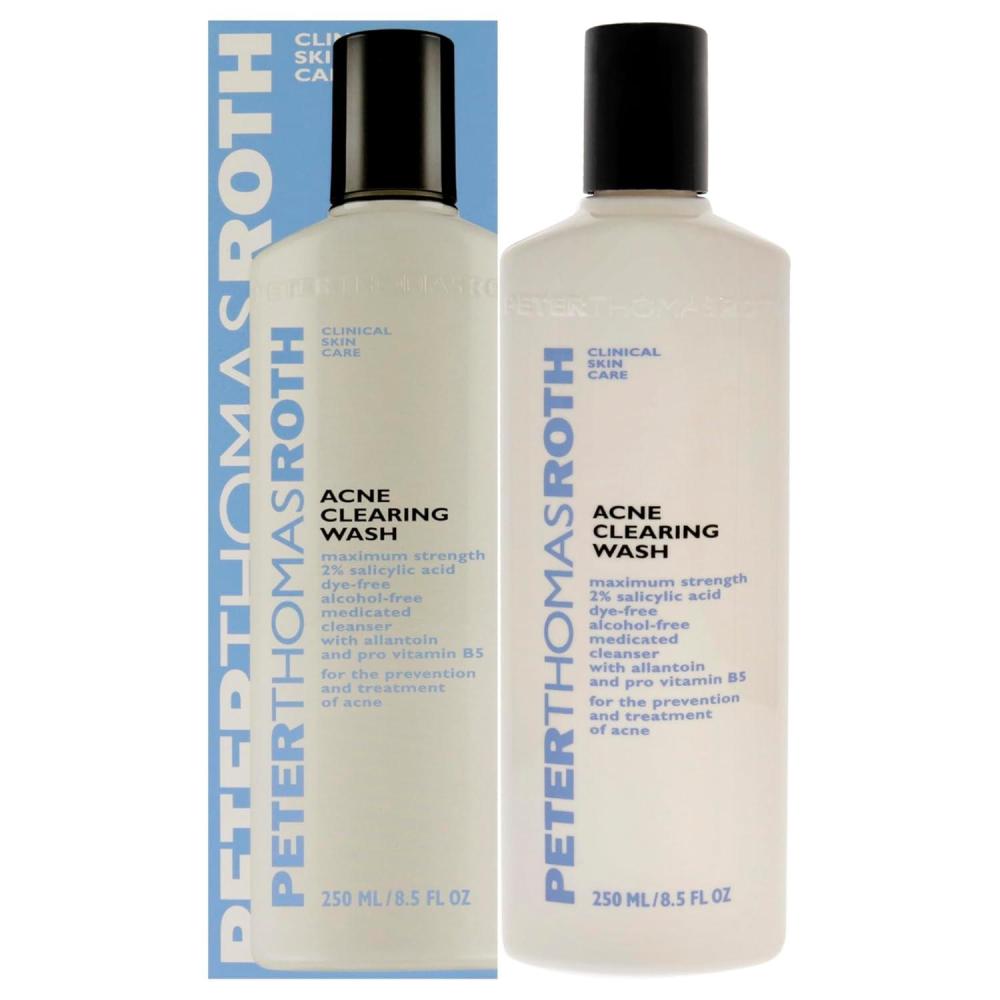 imagePeter Thomas Roth Acne Clearing Wash MaximumStrength Salicylic Acid Face Wash Clears Up and Helps Prevent Breakouts 85 Fl Oz
