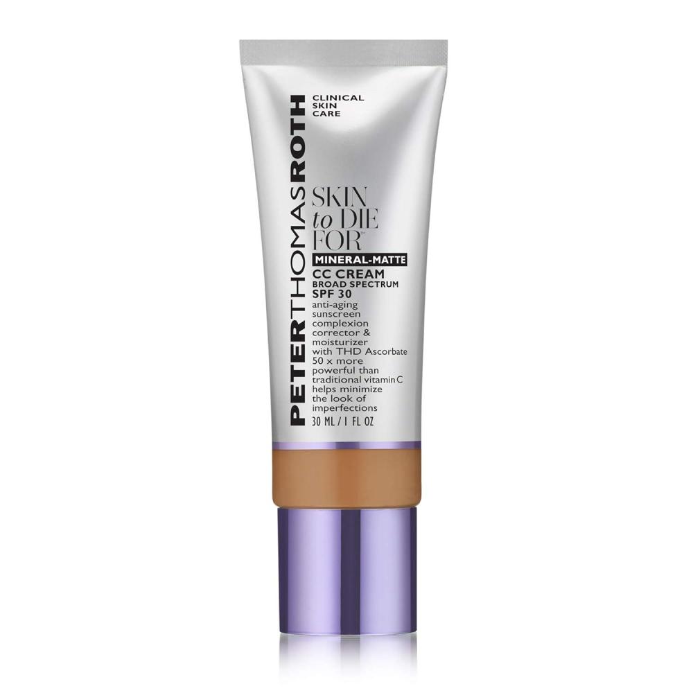 imagePeter Thomas Roth Skin To Die For Mineral Matte CC Cream SPF 30 Tan for Women 1 Fl Oz