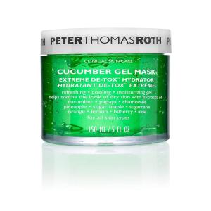 Peter Thomas Roth | Cucumber Gel Mask | Extreme De-Tox™ Hydrator, Cooling and Hydrating Facial Mask, Helps Soothe the Look of Dry and Irritated Skin