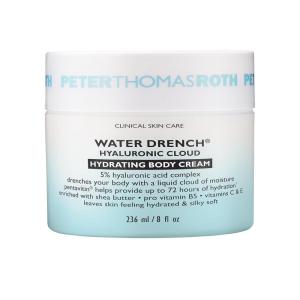 Peter Thomas Roth | Water Drench® Hyaluronic Cloud Hydrating Body Cream | Hyaluronic Acid Body Moisturizer For Dry Skin, Up to 72 Hours of Hydration