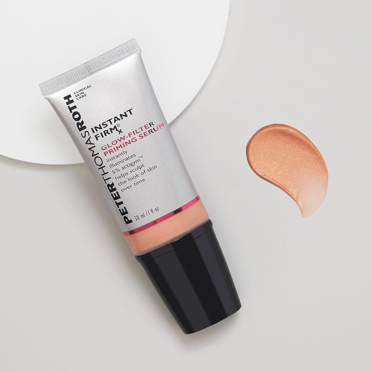 imagePeter Thomas Roth Instant FIRMx GlowFilter Priming Serum Illuminating and Firming Serum Helps Sculpt the Look of Skin Over Time Blends Onto All Skin Tones