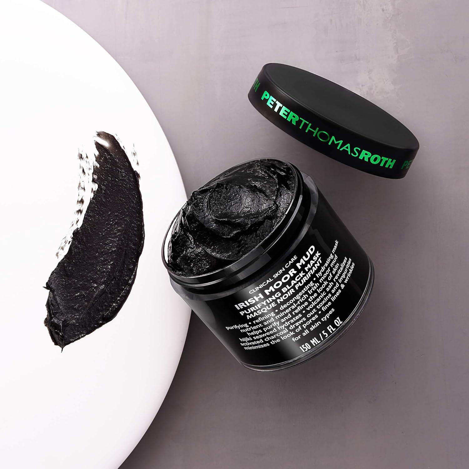 imagePeter Thomas Roth Irish Moor Mud Purifying Black Mask Decongesting Facial Mask Helps Reduce the Look of Pores Fine Lines and Wrinkles 5 Fl Oz Pack of 1