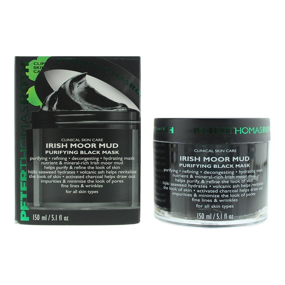 imagePeter Thomas Roth Irish Moor Mud Purifying Black Mask Decongesting Facial Mask Helps Reduce the Look of Pores Fine Lines and Wrinkles 5 Fl Oz Pack of 1