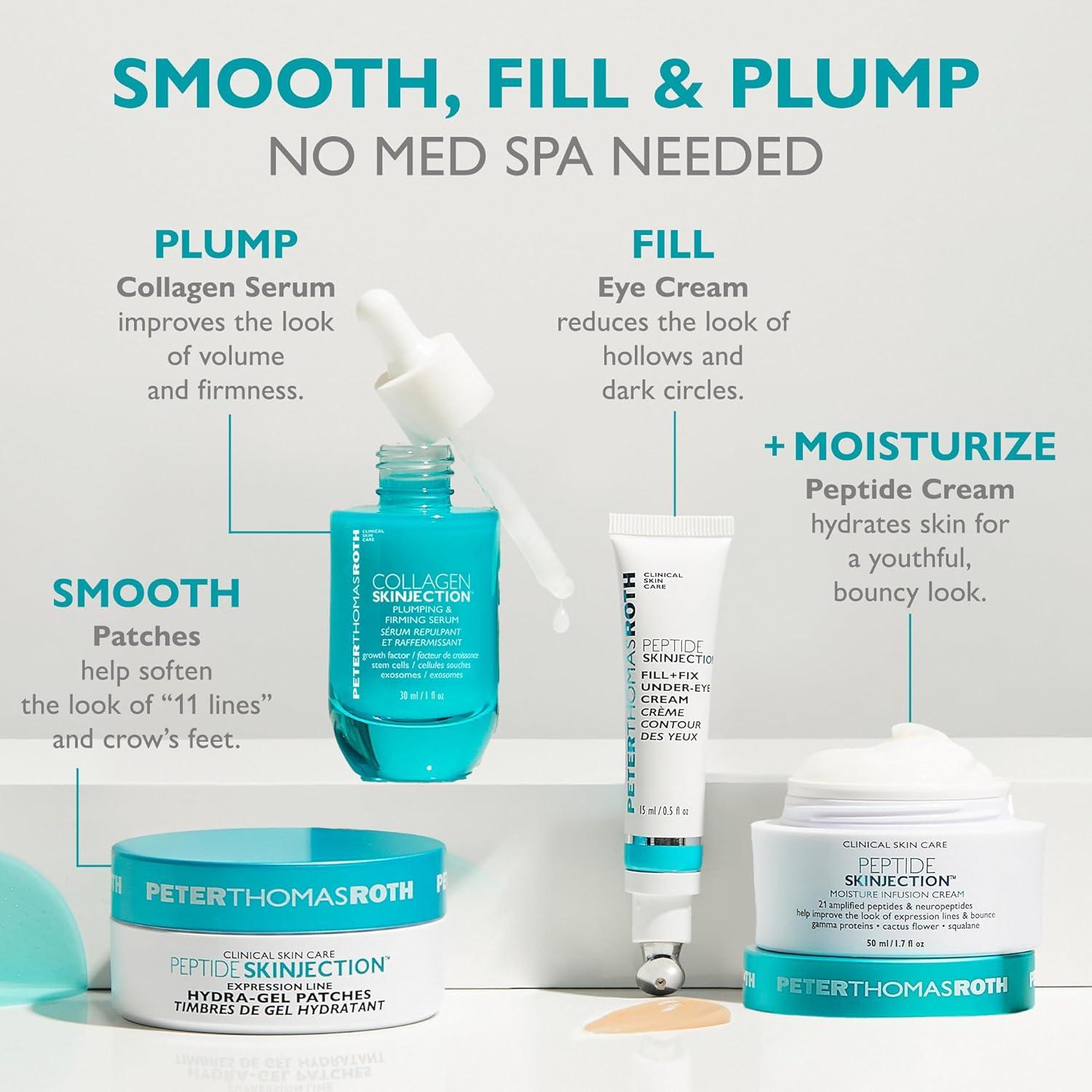image:imagePeter Thomas Roth Collagen Skinjection Plumping amp Firming Serum Skin Barrier Serum Exosome Serum For Face Collagen Peptides Serum