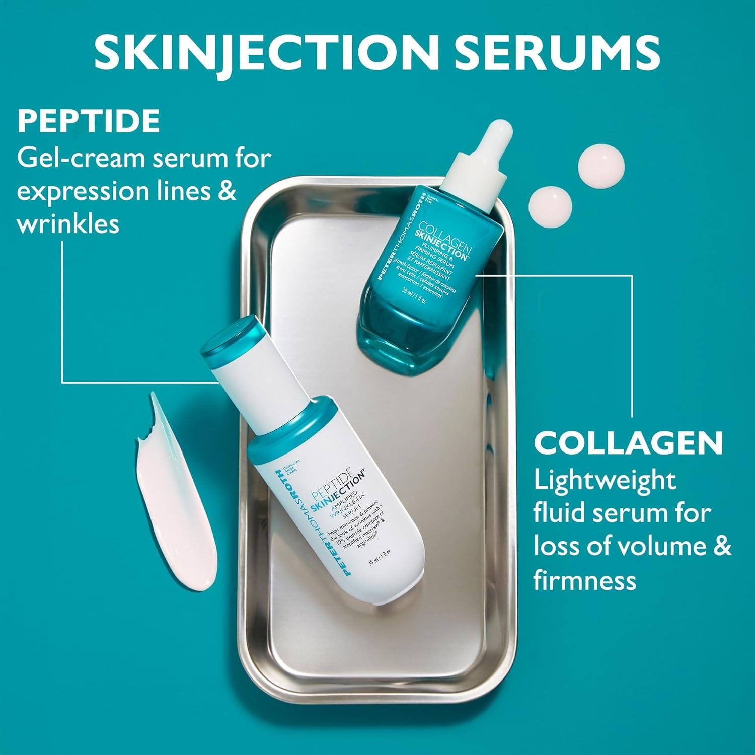 image:imagePeter Thomas Roth Collagen Skinjection Plumping amp Firming Serum Skin Barrier Serum Exosome Serum For Face Collagen Peptides Serum