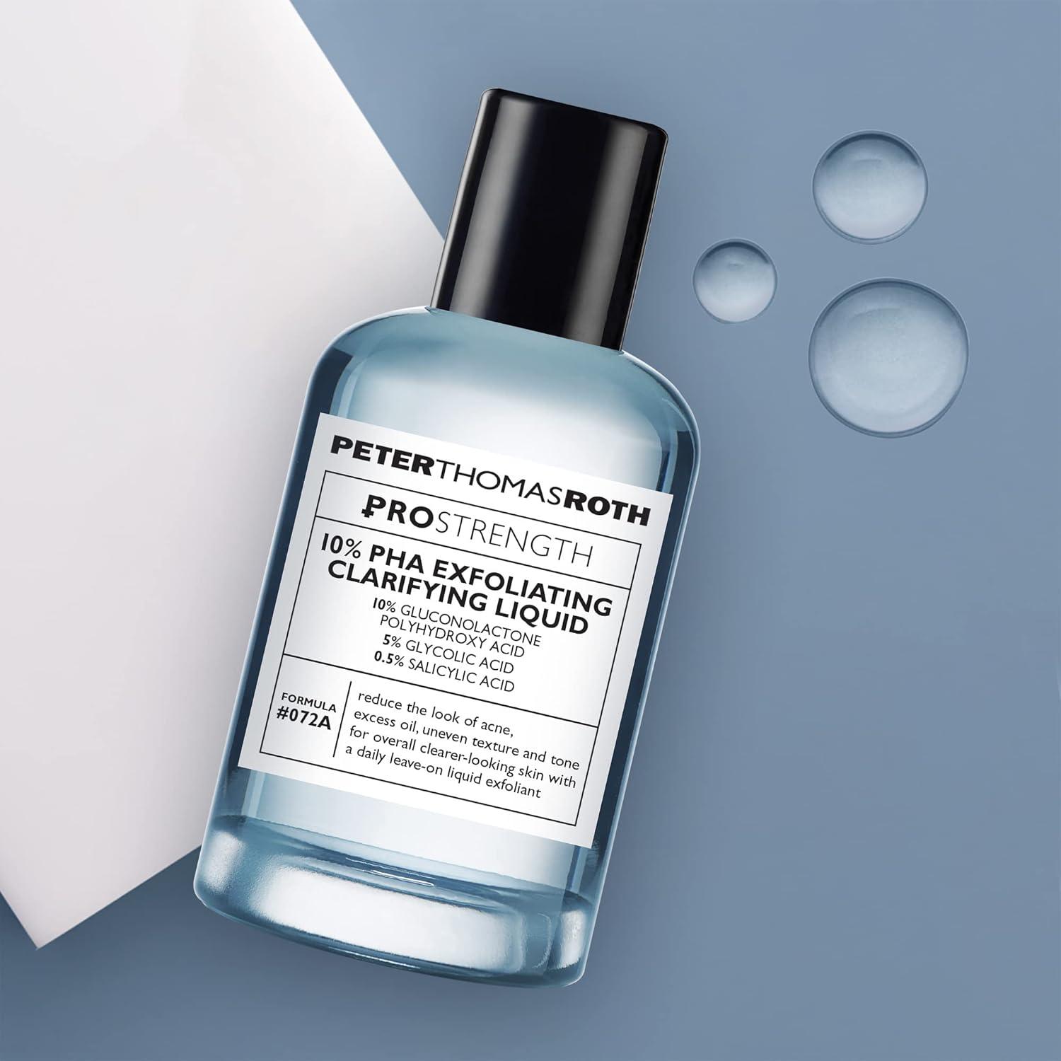 image:imagePeter Thomas Roth PRO Strength 10 PHA Exfoliating Clarifying Liquid For AcneProne Skin Uneven Texture and Tone