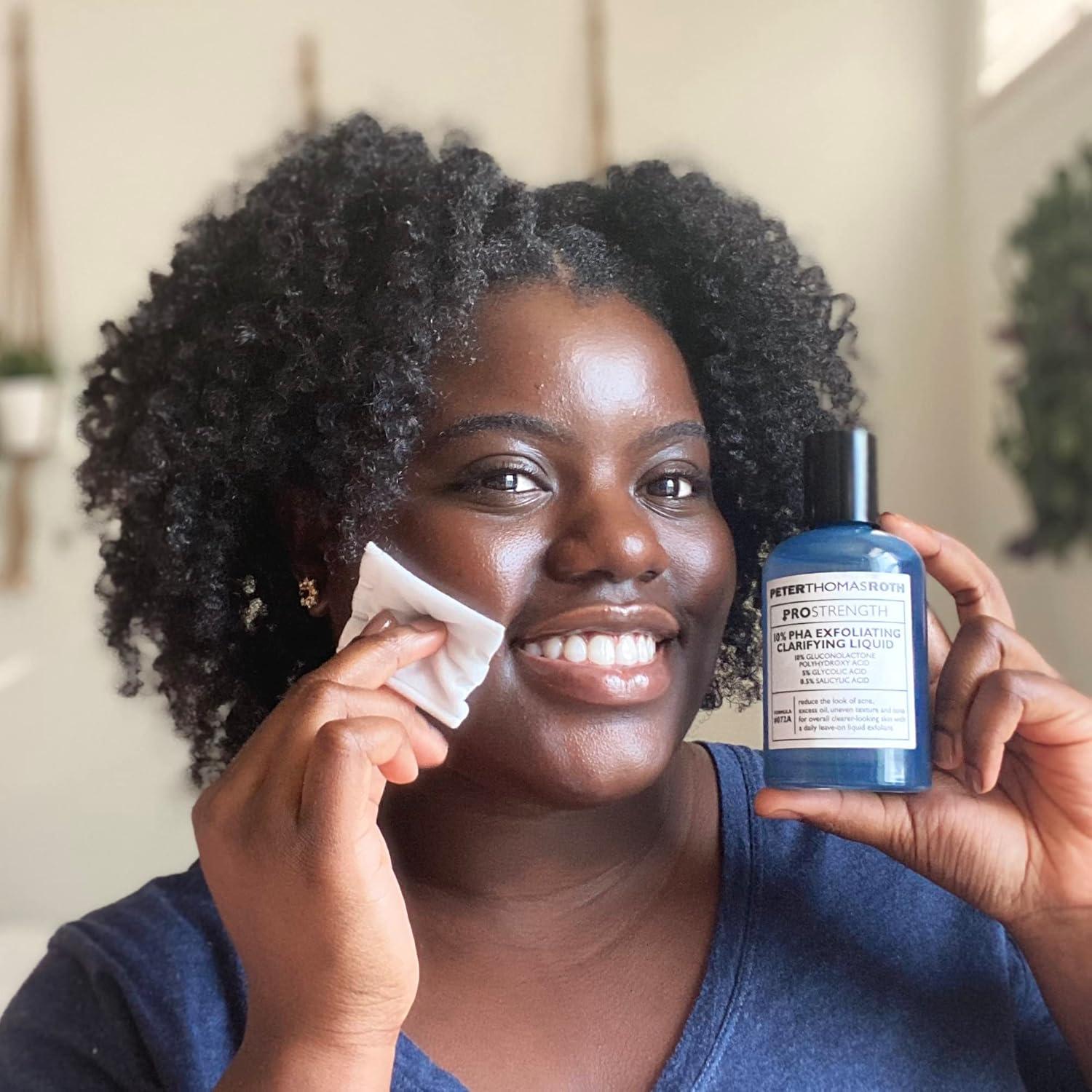 image:imagePeter Thomas Roth PRO Strength 10 PHA Exfoliating Clarifying Liquid For AcneProne Skin Uneven Texture and Tone