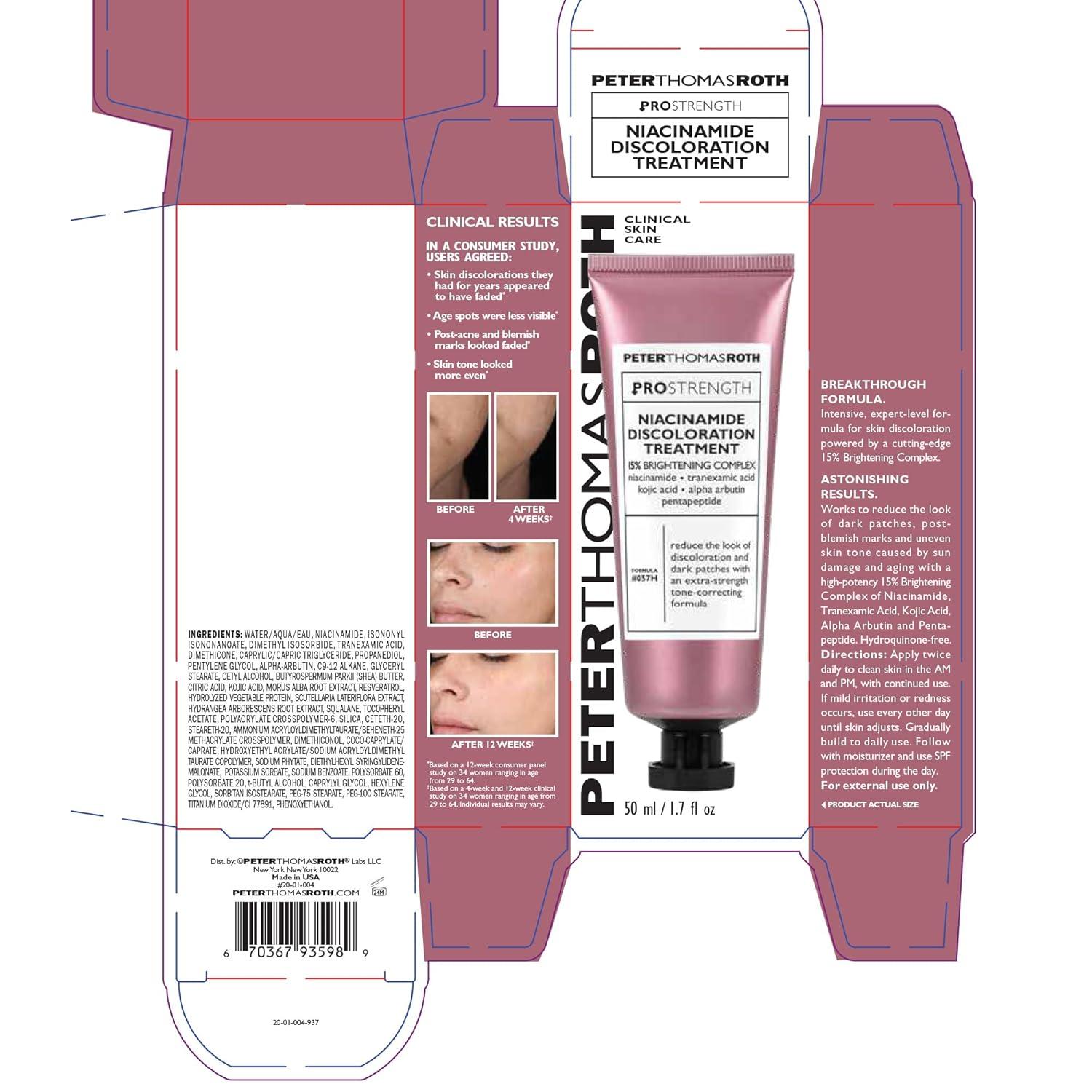 image:imagePeter Thomas Roth PRO Strength Niacinamide Discoloration Treatment For Dark Spots and Discoloration Brightening Treatment for Sun Damage